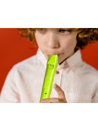 Flauta hohner 9508 color verde funda verde y transparente
