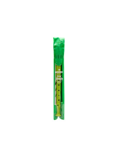 Flauta hohner 9508 color verde funda verde y transparente