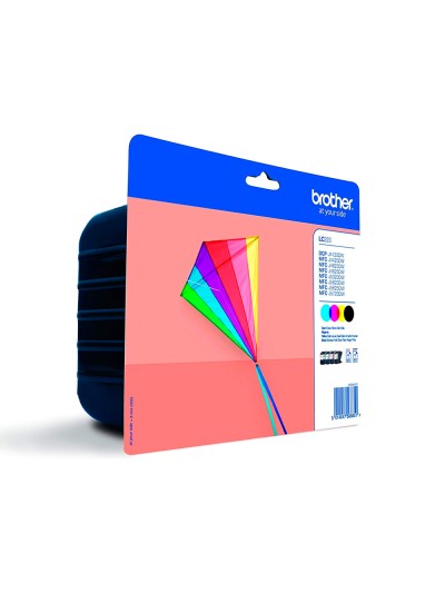 Ink-jet brother lc-223valbp dcpj4120dw / mfcj4420dw / 4620dw / 5320dw pack de 4 colores 550 paginas