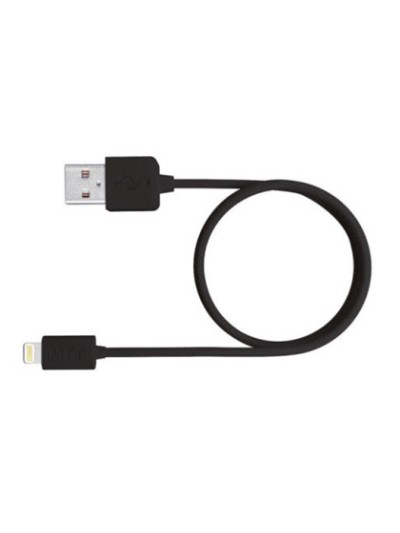 Cable usb 2.0 a apple lightning mediarange usb 2.0 longitud de cable 1 mt negro
