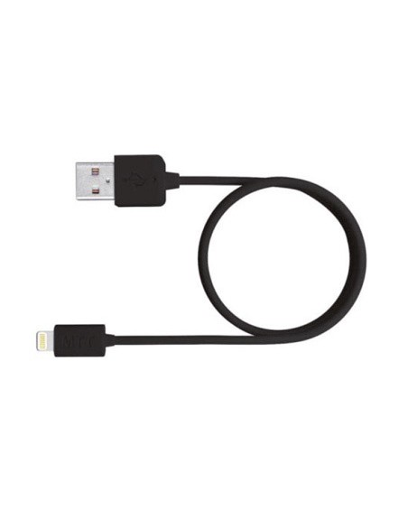 Cable usb 2.0 a apple lightning mediarange usb 2.0 longitud de cable 1 mt negro