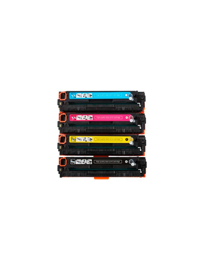 Toner compatible clover hp laserjet cp2020 / cp2025 multipack negro / amarillo / cian / magenta Toner compatible clover hp laserjet cp2020 / cp2025 multipack negro / amarillo / cian / magenta