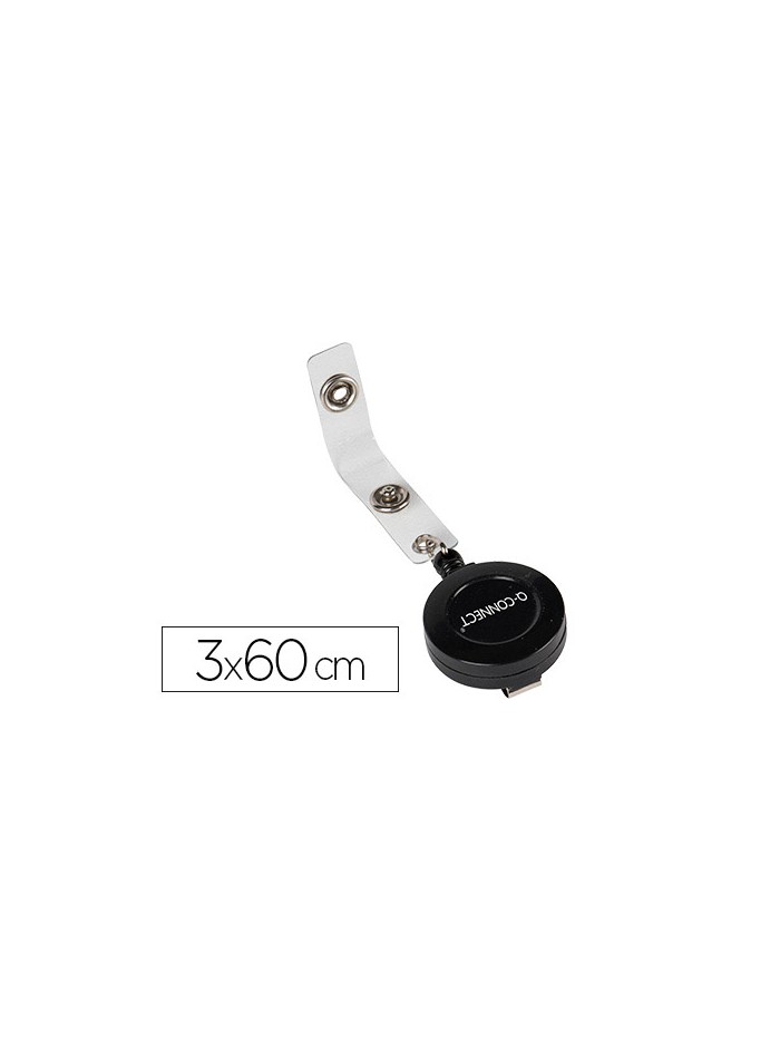 Cordon extensible para identificador q-connect kf14147 3x60 cm Cordon extensible para identificador q-connect kf14147 3x60 cm