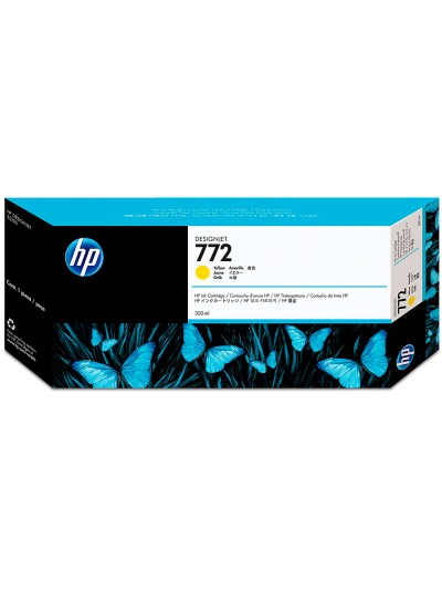 Ink-jet hp n.772 designjet z5200 / z5400 amarillo 300 ml