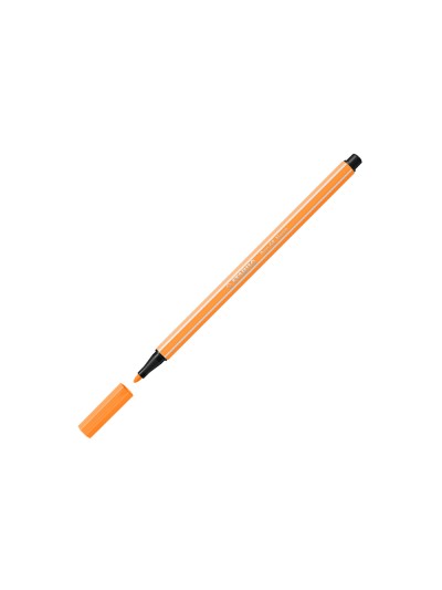Rotulador stabilo acuarelable pen 68 naranja neon 1 mm