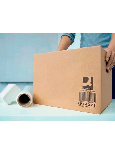 Caja para embalar q-connect americana carton reciclado canal simple 5 mm color kraft 250x150x100 mm