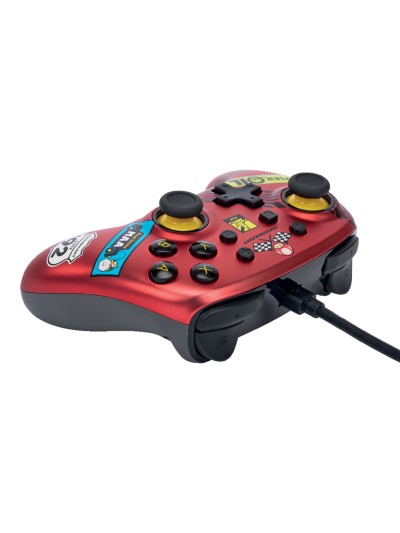 Mando power a con cable nano para nintendo switch mario kart racer red