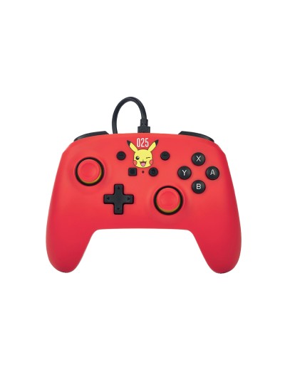 Mando power a con cable para nintendo switch laughing pikachu