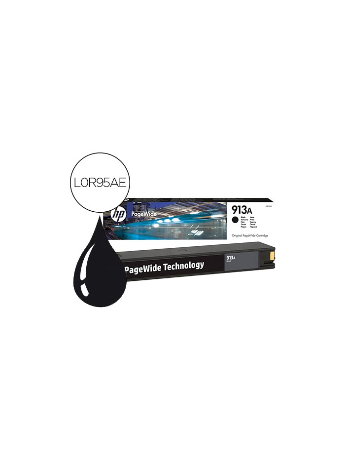 Ink-jet hp 913a pagewide 352 mfp 377 / p57750 / p55250 / 452 / 477 / 552 negro 3.500 pag Ink-jet hp 913a pagewide 352 mfp 377 / p57750 / p55250 / 452 / 477 / 552 negro 3.500 pag