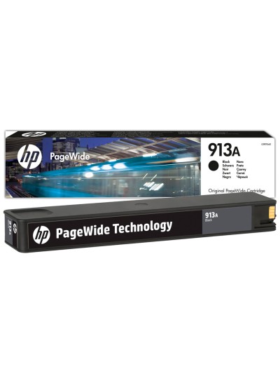 Ink-jet hp 913a pagewide 352 mfp 377 / p57750 / p55250 / 452 / 477 / 552 negro 3.500 pag