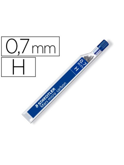 Minas staedtler mars micro grafito 0,7 mm h tubo con 12 unidades