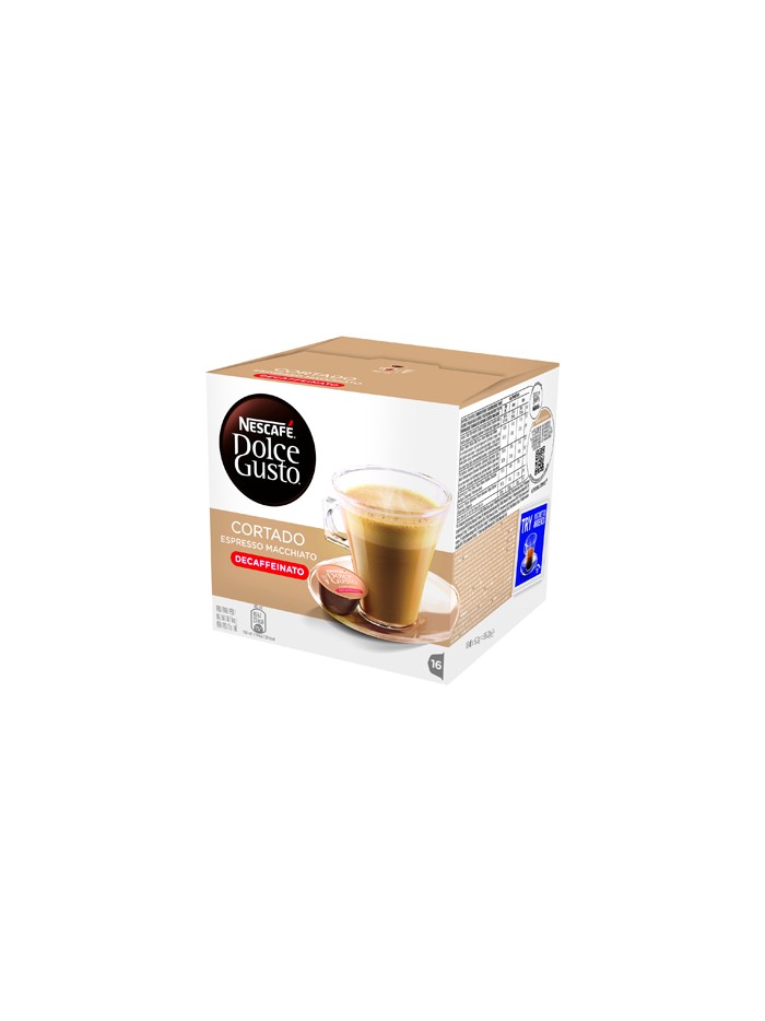 Cafe dolce gusto cortado descafeinado caja monodosis de 16 unidades Cafe dolce gusto cortado descafeinado caja monodosis de 16 unidades
