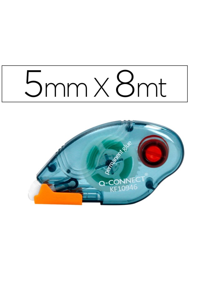 Pegamento q-connect roller compact permanente 6,5 mm de ancho x 8,5 mt unidad Pegamento q-connect roller compact permanente 6,5 mm de ancho x 8,5 mt unidad