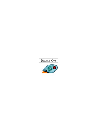 Pegamento q-connect roller compact permanente 6,5 mm de ancho x 8,5 mt unidad