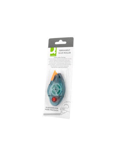 Pegamento q-connect roller compact permanente 6,5 mm de ancho x 8,5 mt unidad