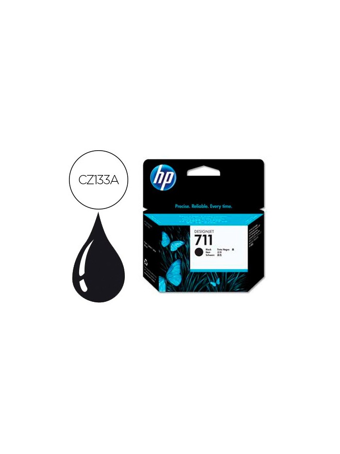 Ink-jet hp n. 711 designjet t120 / t520 negro 80 ml Ink-jet hp n. 711 designjet t120 / t520 negro 80 ml