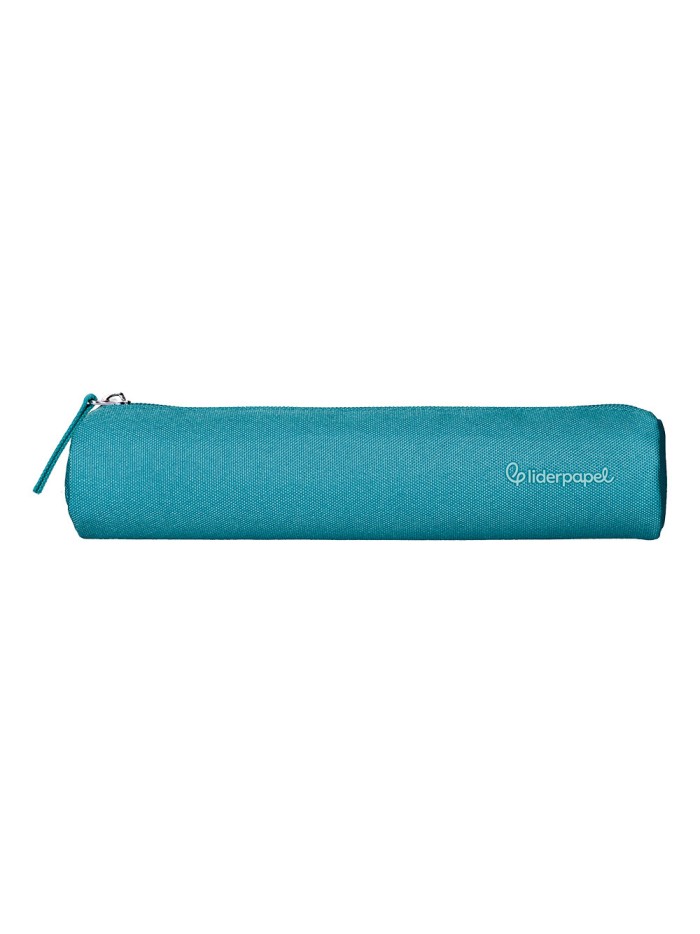 Estuche portatodo liderpapel slim cilindrico 220x45mm azulturquesa Estuche portatodo liderpapel slim cilindrico 220x45mm azulturquesa