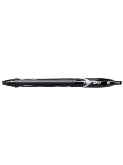 Boligrafo bic gelocity quick dry retractil tinta gel negro punta de 0,7 mm