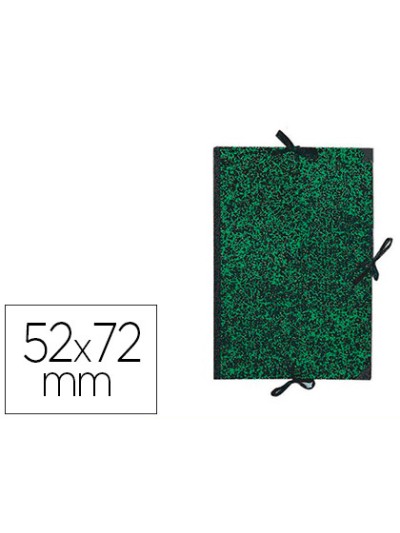 Carpeta dibujo canson classic 52x72 cm con lazos marmol verde