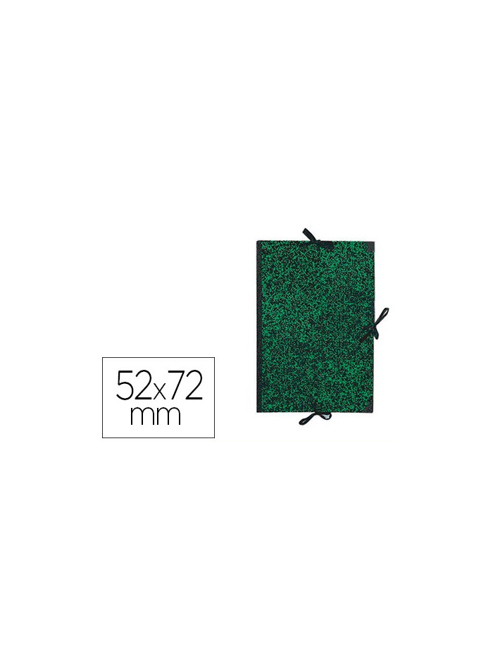Carpeta dibujo canson classic 52x72 cm con lazos marmol verde Carpeta dibujo canson classic 52x72 cm con lazos marmol verde
