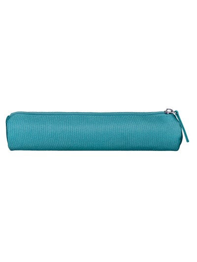 Estuche portatodo liderpapel slim cilindrico 220x45mm azulturquesa