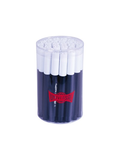 Rotulador carioca jumbo negro punta gruesa bote de 30 unidades