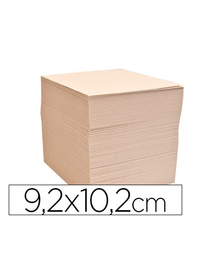 Taco papel liderpapel sin encolar 92x102 mm reciclado 70 gr