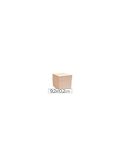 Taco papel liderpapel sin encolar 92x102 mm reciclado 70 gr