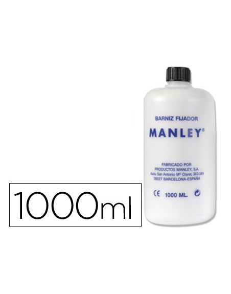 Barniz fijativo manley acabado brillante bote de 1000 ml