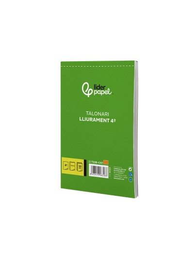 Talonario liderpapel entregas cuarto original y copia t226 texto en catalan