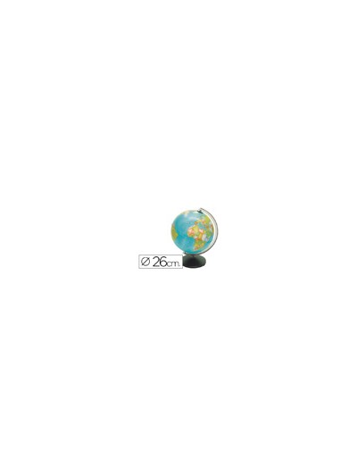 Globo terraqueo sin luz modelo corallo diametro 26 cm