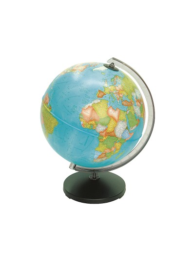 Globo terraqueo sin luz modelo corallo diametro 26 cm