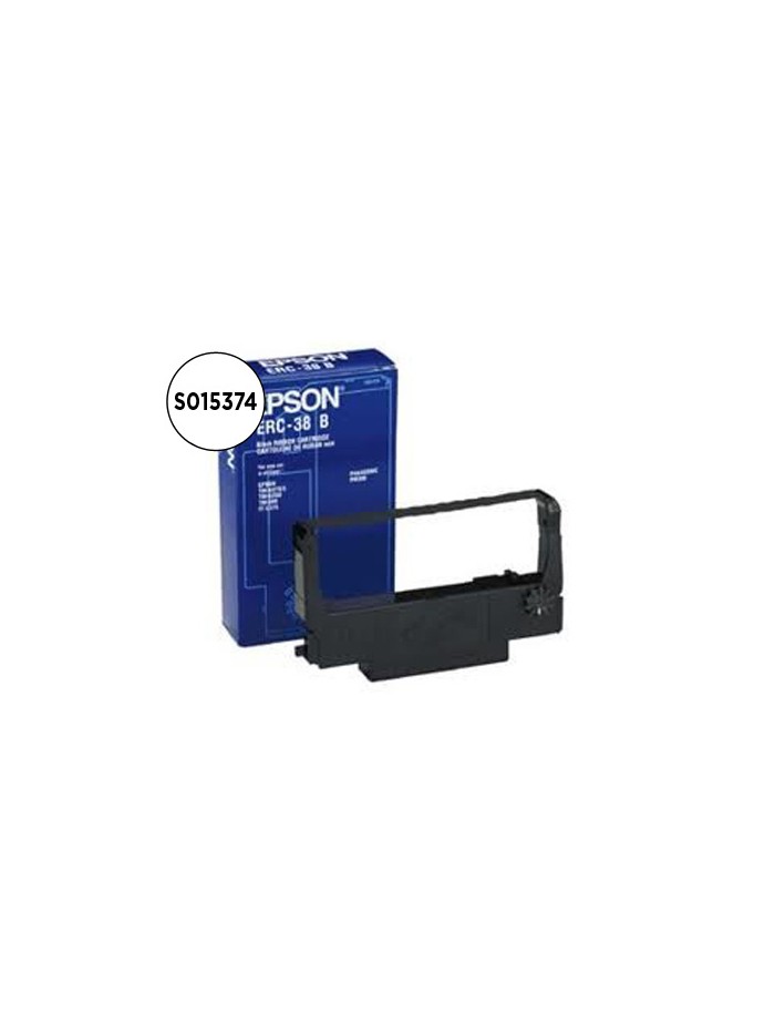 Cinta impresora epson orig. tm-300/tm-u200/tm-u210/tm-375 erc-38b negra Cinta impresora epson orig. tm-300/tm-u200/tm-u210/tm-375 erc-38b negra
