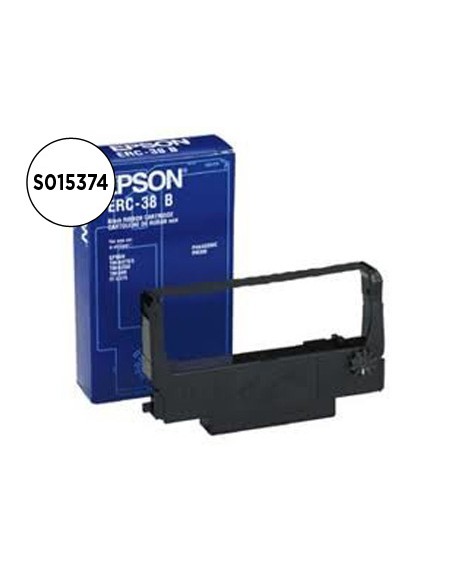 Cinta impresora epson orig. tm-300/tm-u200/tm-u210/tm-375 erc-38b negra