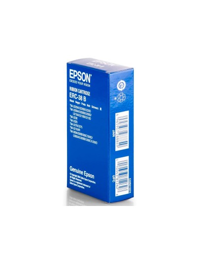 Cinta impresora epson orig. tm-300/tm-u200/tm-u210/tm-375 erc-38b negra