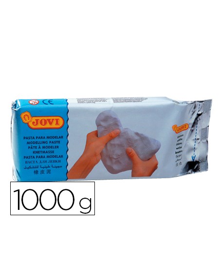 Pasta jovi para modelar 1000 gr color blanco