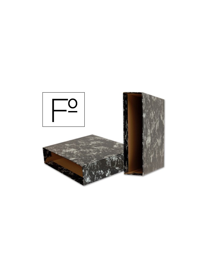 Caja archivador liderpapel classic blue folio negra Caja archivador liderpapel classic blue folio negra