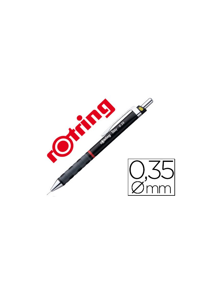 Portaminas rotring tikky 0,35 mm negro Portaminas rotring tikky 0,35 mm negro