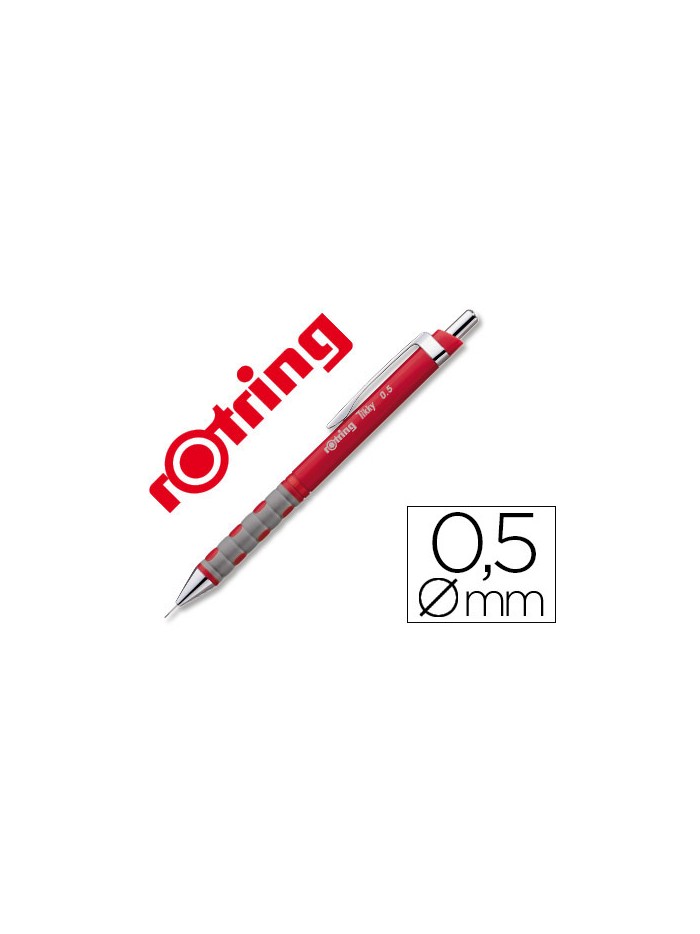 Portaminas rotring tikky 0,5 mm rojo Portaminas rotring tikky 0,5 mm rojo