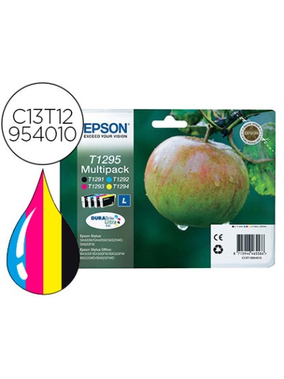 Ink-jet epson t1295 sx420 / 525wd / 620fw t12914+240+340+440 pack multicolor