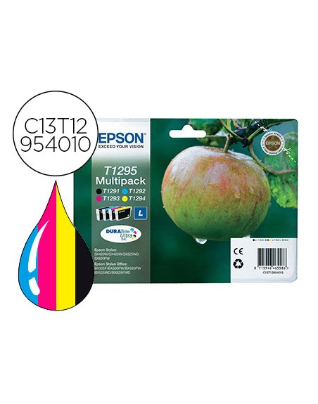 Ink-jet epson t1295 sx420 / 525wd / 620fw t12914+240+340+440 pack multicolor