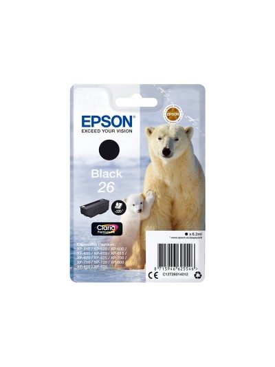 Ink-jet epson t2601 expression xp-600 / 605 / 700 / 800 negro - 220 pag -
