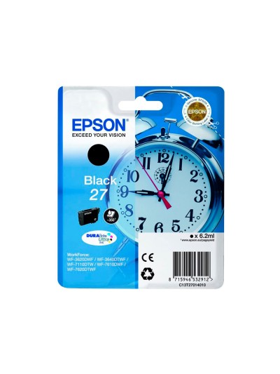 Ink-jet epson 27 wf 3620 / 3640 / 7110 / 7610 / 7620 negro 350 pag