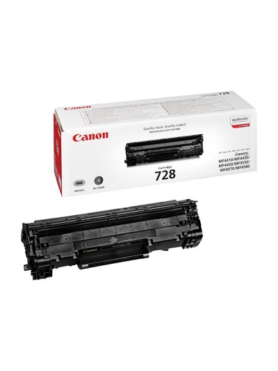 Toner canon 728 i-sensys mf4410 / 4450d / 4580dn / l150 negro 2.100 pag
