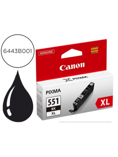 Ink-jet canon cli-551/550xl mg5450 / ip7250 / mg6350 negro