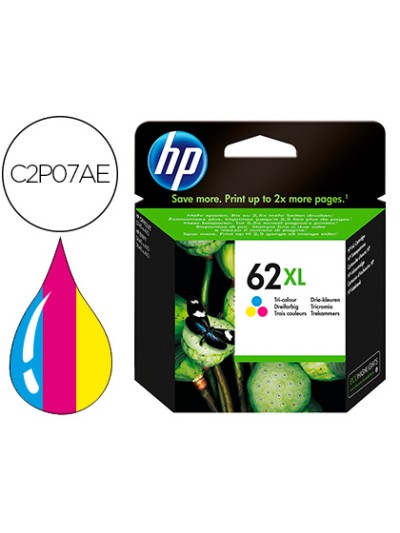 Ink-jet hp 62xl envy 5640/7640 officejet 5740 tricolor 415 pag