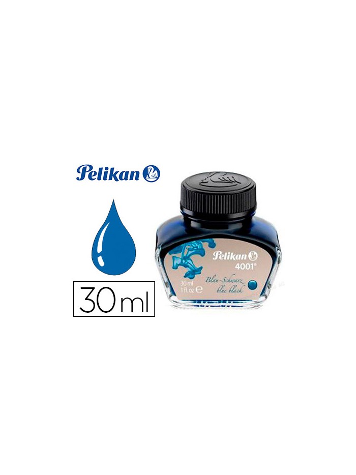 Tinta estilografica pelikan 4001 negro/azul bote 30 ml Tinta estilografica pelikan 4001 negro/azul bote 30 ml