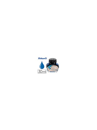Tinta estilografica pelikan 4001 negro/azul bote 30 ml