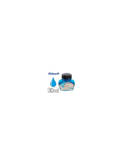 Tinta estilografica pelikan 4001 turquesa bote 30 ml