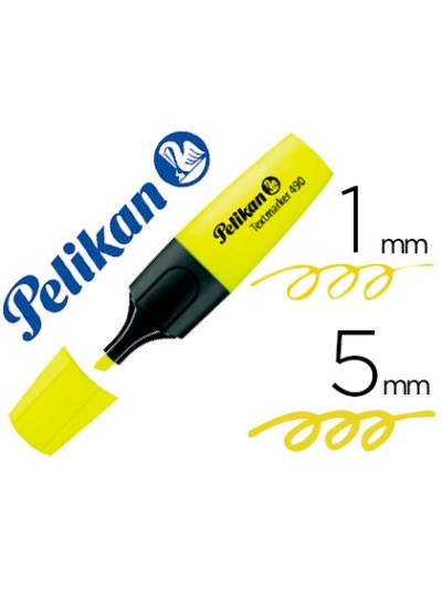 Rotulador pelikan fluorescente textmarker 490 amarillo